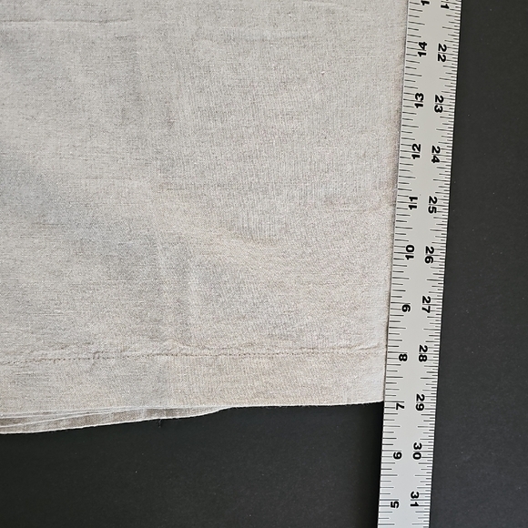 Liz Claiborne Plus Size 3X Casual Linen Cotton Pants Natural Linen Color - Picture 9 of 9